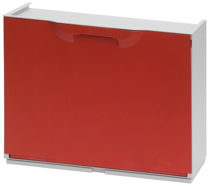 Παπουτσοθήκη Πλαστική Συναρμολογούμενη 51x17.3x41cm για 3 Ζευγάρια 2.5kg UNIKA Κόκκινη Ιταλίας